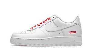 Nike Air Force 1 Low Supreme Triple White CU9225-100 Fashion Shoes