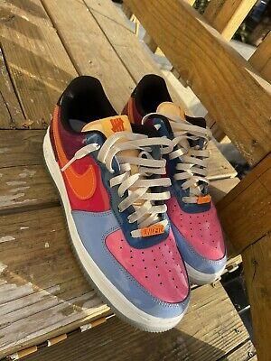 UNDEFEATED × Nike Air Force 1 Low SP Multicolor Patent (DV5255-400) Mens Size 11