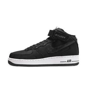 eliraz&sivan  brands נעלי גברים ממותגים  [DJ7840-001] Mens Nike X Stussy Air Force 1 Mid