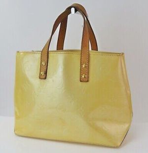 Auth LOUIS VUITTON Reade Pearl PM Vernis Leather Tote Hand Bag Purse #55968