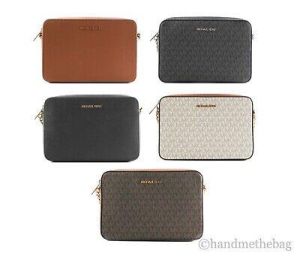 eliraz&sivan  brands מותגי אופנה נשים  Michael Kors Jet Set Large East West Saffiano Leather Crossbody Bag Handbag