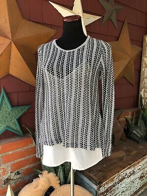 ZARA Two Layer Tunic Blouse Size M