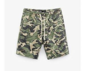 eliraz&sivan  brands zara Zara Men's Abstract Print Bermuda Shorts Size M