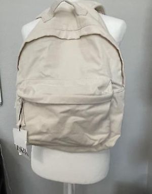 eliraz&sivan  brands zara NWT Zara Bag White Cotton Canvas Adjustable Strap Backpack $60 Men Women Unisex