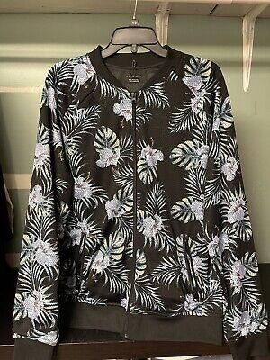 eliraz&sivan  brands zara Zara Floral Lightweight Mesh Bomber Jacket