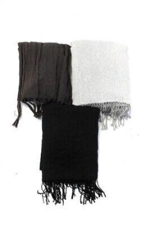 eliraz&sivan  brands zara Zara Man Suit Supply English Laundry Mens Scarves Black Grey Lot 3