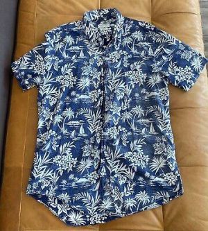 Zara Men's Tropical Button Up Shirt
