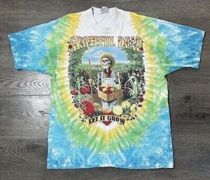 Vintage 1996 Single Stitch Grateful Dead Let It Grow Shirt SizeXL Made in USA