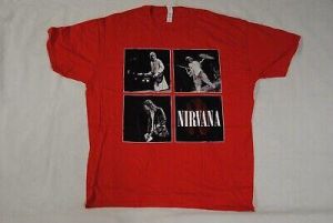 Nirvana Photo Squares t shirt new unworn official outlet purchased