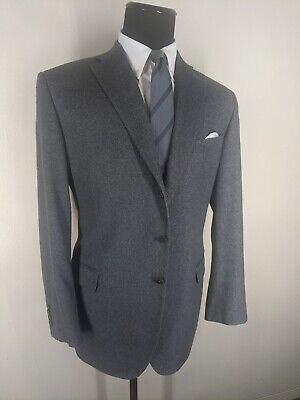 Deplano Made In Italy Bespoke Suit 130'S Pure Wool-Fit 44 Long-46 Long-NEAR MINT