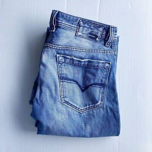 Diesel Mens Koffha Jeans Wash 71J Blue Size W33 Streetwear Made Italy