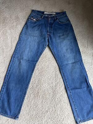 Diesel Industry Men's Straight Leg Blue Jeans - Tagged 32 - Measured 30x30