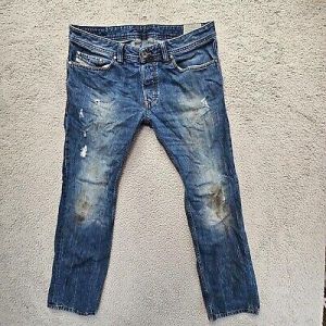 eliraz&sivan  brands DIESEL DIESEL 33x30 USA Made Safado 3D Slim Straight Flex Denim Button Fly Jeans