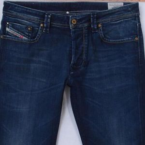 eliraz&sivan  brands DIESEL Uomos Diesel LARKEE Regular Dritto Elasticizzato Blu Jeans W34 L34