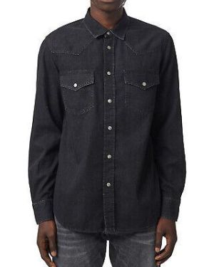 eliraz&sivan  brands DIESEL Diesel - Mens Regular Fit Longsleeve Denim Shirt - D-EAST-P1 Black