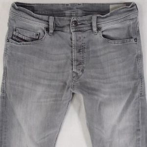 eliraz&sivan  brands DIESEL Mens Diesel TEPPHAR R050G Stretch Slim Straight Grey Jeans W31 L30