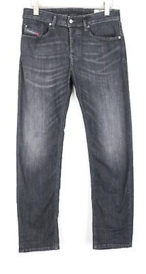 eliraz&sivan  brands DIESEL Diesel Waykee R8AM7 Hommes Jean W29/L32 Droit Ajusté Bleu Coton Stretch Délavé