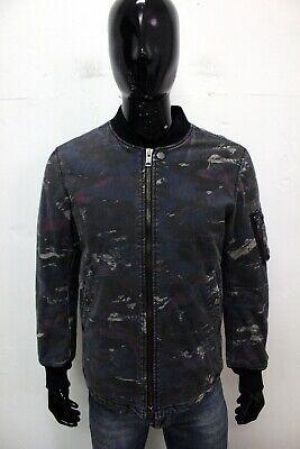 eliraz&sivan  brands DIESEL Diesel Bomber Men's Jacket Size M Multi-Color Jacket Coat Jacket Logo Man-