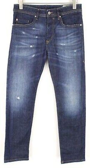 eliraz&sivan  brands DIESEL DIESEL Buster R7NA8 W29/L32 Men Jeans Slim Tapered Fit Blue Cotton Washed