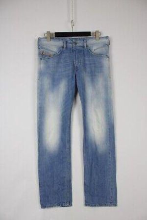 eliraz&sivan  brands DIESEL DIESEL Wash Denim REGULAR SLIM TAPERED Stretch Jeans Size 32 / W32 Button Fly