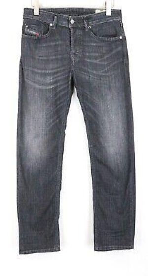 eliraz&sivan  brands DIESEL Diesel Waykee R8AM7 Mens Jeans W29/L32 Straight Fit Blue Wash Stretch-
