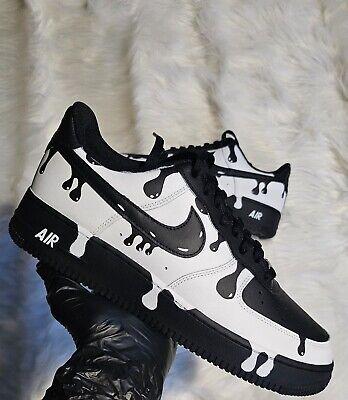 eliraz&sivan  brands נעלי גברים ממותגים  Custom Air Force 1,Custom White Drip Air Force 1, All Sizes