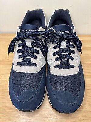 eliraz&sivan  brands נעלי גברים ממותגים  POLO RALPH LAUREN Sport P67 Mens Sneaker Blue Gray Size 12