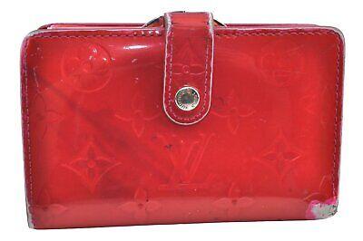 eliraz&sivan  brands מותגי אופנה נשים  Authentic Louis Vuitton Vernis Portefeuille Viennois Wallet Red M91254 LV 3115F