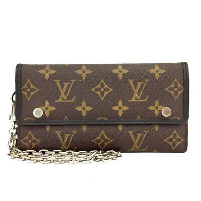 eliraz&sivan  brands מותגי אופנה נשים  Louis Vuitton Monogram Macassar Portefeuille Ron Long Trifold Wallet/6X1403