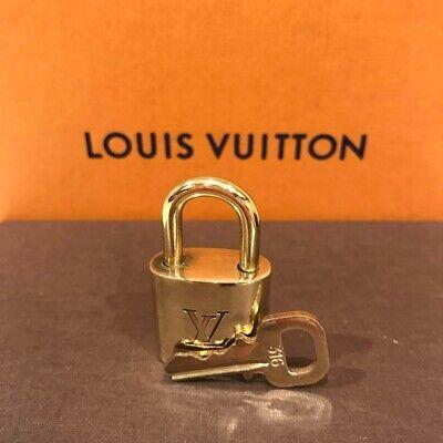 eliraz&sivan  brands מותגי אופנה נשים  Louis Vuitton PadLock Lock & Key for Bags Brass Gold Used ( Number Random )