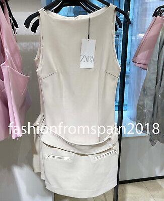 eliraz&sivan  brands zara ZARA NEW WOMAN BELTED MINI DRESS PASTEL YELLOW XS-XXL 2709/777