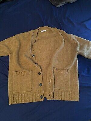 eliraz&sivan  brands zara NEW ZARA Sweater Men’s  M Cardigan Brown