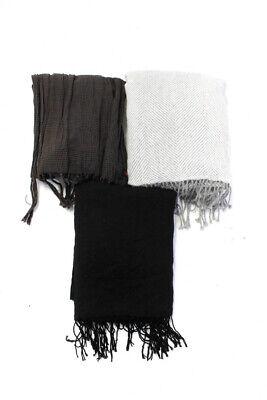 eliraz&sivan  brands zara Zara Man Suit Supply English Laundry Mens Scarves Black Grey Lot 3