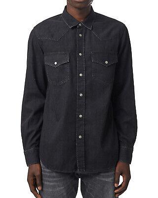 eliraz&sivan  brands DIESEL Diesel - Mens Regular Fit Longsleeve Denim Shirt - D-EAST-P1 Black