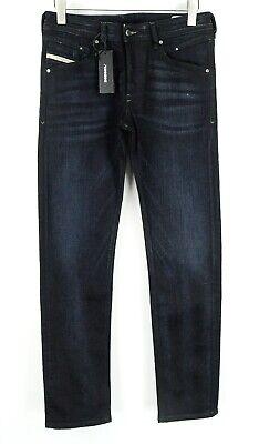 eliraz&sivan  brands DIESEL DIESEL Belther-R R46D8 W29/L32 Men Jeans Slim Taper Fit Dark Blue Cotton Stretch
