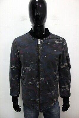 eliraz&sivan  brands DIESEL Diesel Bomber Men's Jacket Size M Multi-Color Jacket Coat Jacket Logo Man-