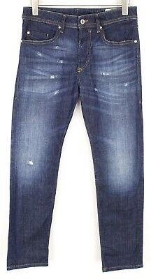 eliraz&sivan  brands DIESEL DIESEL Buster R7NA8 W29/L32 Men Jeans Slim Tapered Fit Blue Cotton Washed