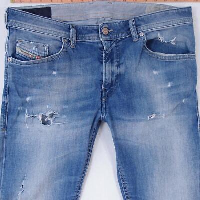 eliraz&sivan  brands DIESEL Hommes Diesel THOMMER Ajusté Skinny Élasthanne Bleu Jeans W34 L32