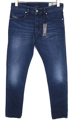 eliraz&sivan  brands DIESEL DIESEL Buster 084VG Men Jeans W30/L32 Slim Tapered Fit Wash Blue Cotton Stretch