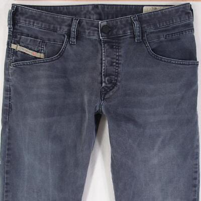 eliraz&sivan  brands DIESEL Mens Diesel D-BAZER Regular Tapered Spandex Grey Jeans W32 L34-
