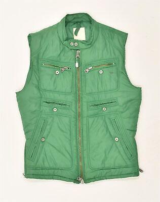 eliraz&sivan  brands DIESEL DIESEL Mens Utility Gilet UK 40 Large Green Nylon AM02