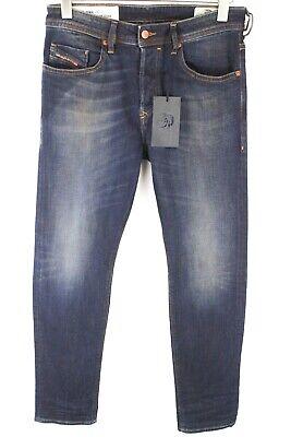 eliraz&sivan  brands DIESEL DIESEL Buster 0890Z W30/L30 Men Jeans Slim Taper Fit Cotton Stretch Blue Aged